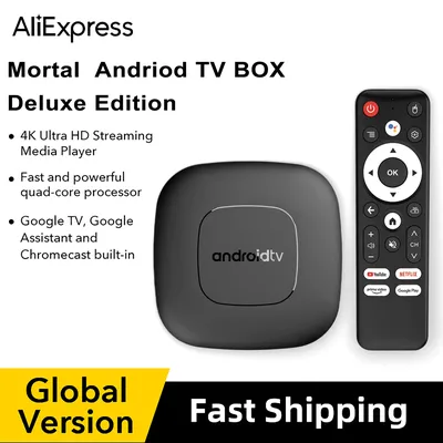 Mortal T1 Android13 Smart Streaming Media Player TV Box Bluetooth Google Assistant AllwinnerH313