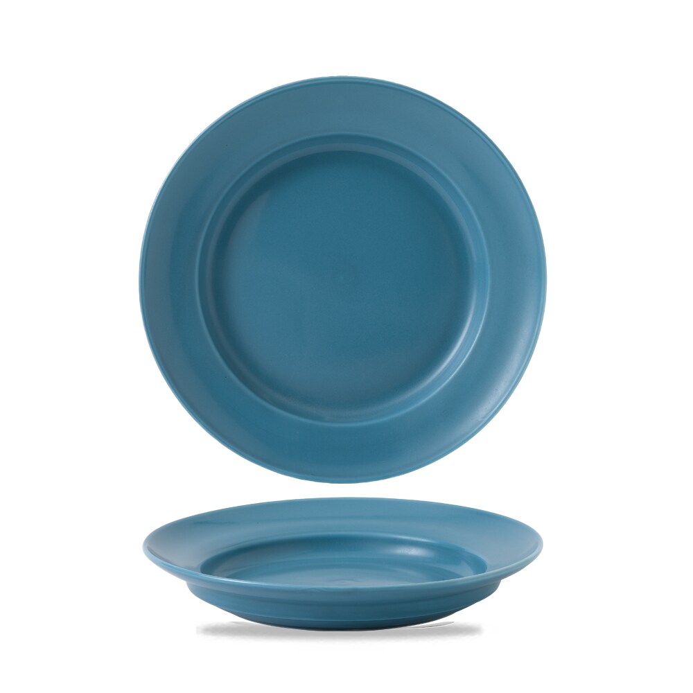 Churchill Future Care Blauer Teller 26cm, 6 Stück, Blau, Rund Image