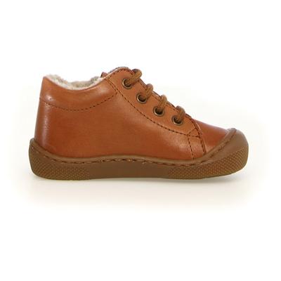 Naturino - Kid's Amur Nappa Spazz. Lined - Barfußschuhe 23 | EU 23 braun/weiß Image