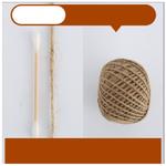 La cordeline Ficelle Jute Naturel Ø3.0mm ±100m pour Le Jardinage, Bricolage, activités manuelles