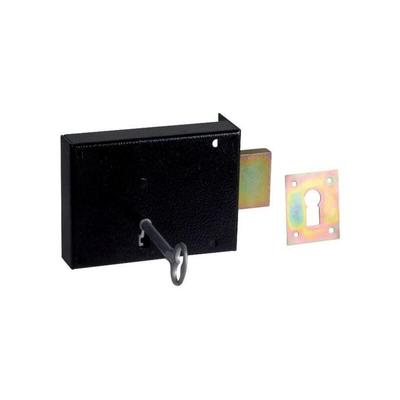 Aufliegendes Schloss 461 METALUX Riegel - L.80mm Achse 40mm - rechts - FC04611030 Image