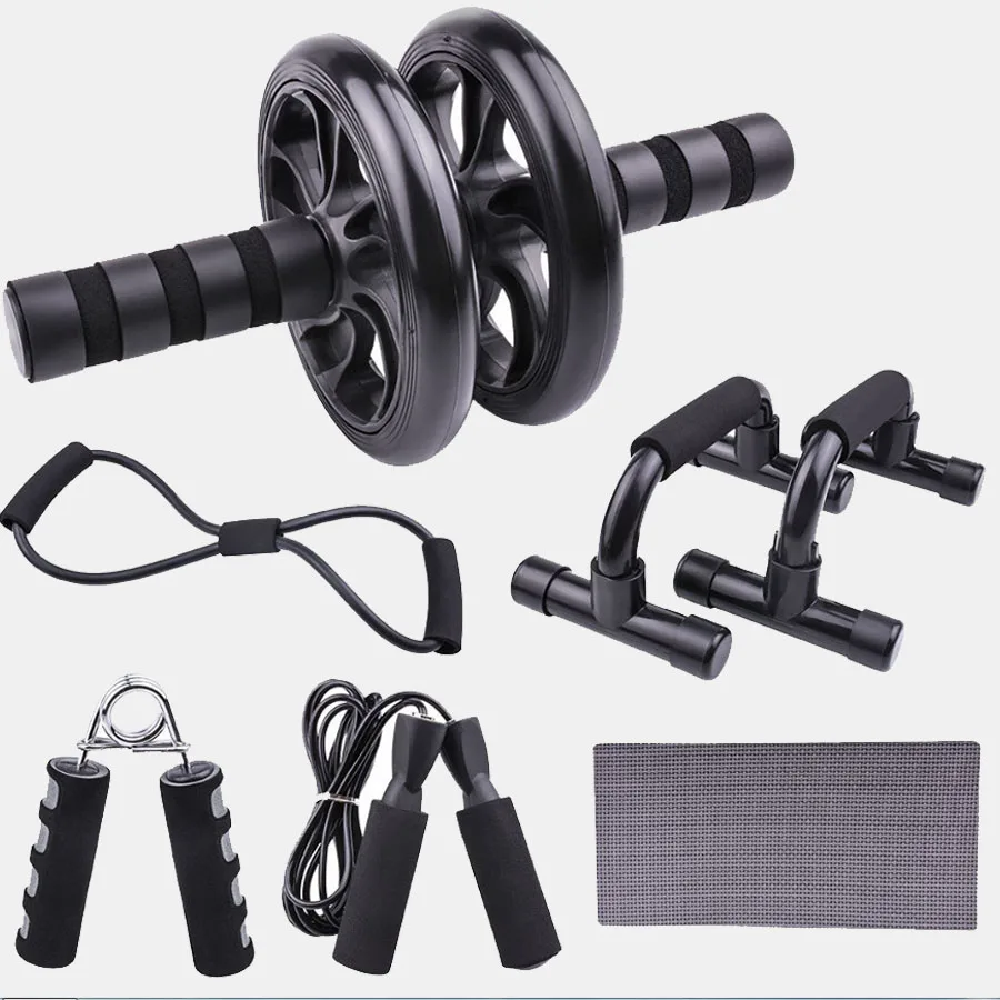 Ensemble de 7 roues de fitness abdominales, produit de sport d