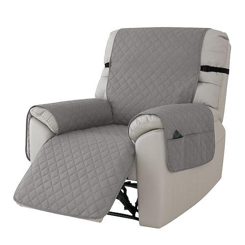 100 % wasserdichte Liegestuhlbezüge, rutschfeste Bezüge für Liegestühle mit Tasche, waschbarer, gesteppter Möbelschutz für Liegestühle für Kinder und Haustiere Image