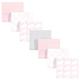 Hudson Baby Unisex Baby Cotton Flannel Receiving Blankets Bundle, Girl Elephant, One Size