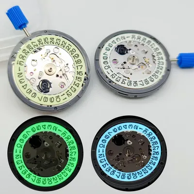 High Accuracy NH35 Mechanical Movement Wrist Day Date at 3H Display Luminous Suit For Crown at