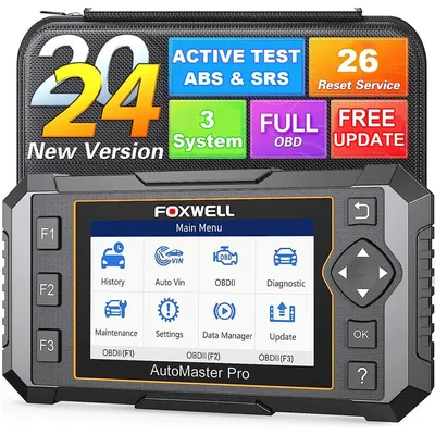 FOXWELL NT650 Pro OBD2 Automotive Scanner SAS A/F OIL EPB BRT TPS 26+ Reset Bidirectional Auto Car Diagnostic Tool Wifi Update