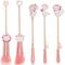 Disney Makeup | Disney The Aristocats Makeup Brush Set, 5 Piece Makeup Brush Set | Color: Pink/White | Size: Os