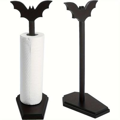 TEMU 1pc Bat Paper Towel Holder, Decor For Kitchen And Bathroom, Gothic Home Decor For , Goth Accessories For Countertop Stand, Witchy Gifts For Women