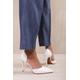 Where's That From Wheres Womens 'aspen' Pointed Toe Stiletto High Heels - White - Size UK 7 | Where's That From Sale | Discount Designer Brands