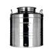 Contenitore Bidone Fusto per Olio in Acciaio inox 18/10 Predisposto per Rubinetto da 1/2' 15 lt