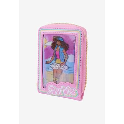 Women's Loungefly X Mattel Barbie 65Th Anniversary Accordion Wallet by Loungefly in Pink