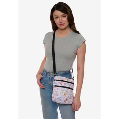 Women's Winnie The Pooh & Friends Passport Bag Travel Women'S Disney Crossbody Purse by Disney in Beige