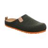 Pantoffel ROHDE "NAPOLI-H", Herren, Gr. 41, grün (grün, meliert), Filz, klassisch, Schuhe, Clog, Hausschuh, Homeslipper mit herausnehmbarer Innensohle