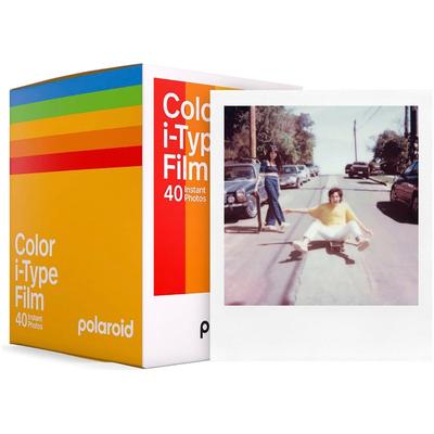 POLAROID Sofortbildfilm "i-Type Color Film Pack 40x" Foto-Filme weiß