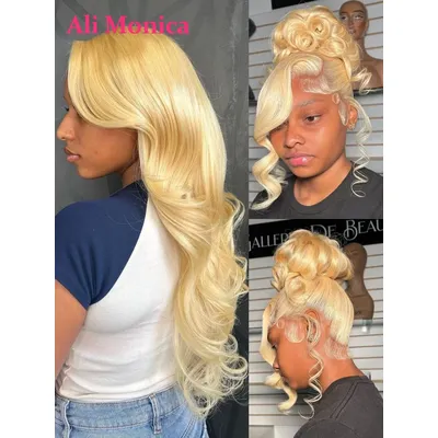 613 Honey Blonde 360 Lace Wigs Human Hair Pre Plucked Body Wave Lace Front Wig 13x4 13x6 Lace Front