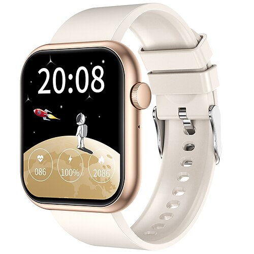 imosi qx7 pro smartwatch non invasivo per la glicemia, smartwatch da 2,0 pollici, fitness, corsa, monitoraggio della temperatura, contapassi, chiamata bluetooth, compatibile con Android ios, donna,