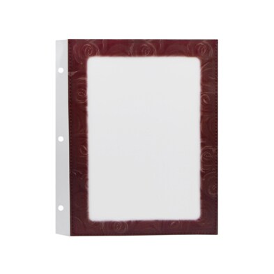 DECOR SERVICE Folienblätter, weinrot, A5, 10 Stk. Image