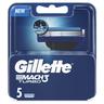 Gillette - Gillette Lamette Rasoi Uomo Mach3 Turbo per Rasoio a 3 Lame, Confezione da 5 Lamette Barba Rasatura 1 pieces male