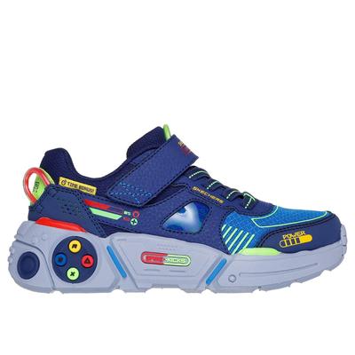 Skechers Boy's Game Kicks: Gametronix 2.0 Sneaker | Navy Blue | Synthetic/Textile | Machine Washable