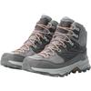 Wanderschuh JACK WOLFSKIN "CYROX TEXAPORE MID W", Gr. 43, grau, Textil, Leder, sportlich, Schuhe, Wasserdicht