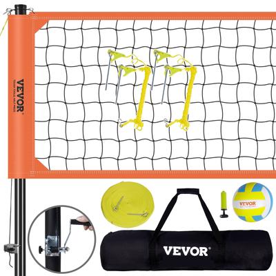 Outdoor Portable Volleyball Net System,60ft×30ft,Heavy Duty Volleyball Net for Backyard, Beach, Lawn