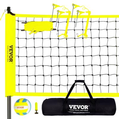 Outdoor Portable Volleyball Net System,60ft×30ft,Heavy Duty Volleyball Net for Backyard, Beach, Lawn