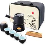 Latitude Run® Suriti Teapot Set, Ceramic in Side Black Handle | 11.83oz | Wayfair 9C94304352B24594B775E733616D331D