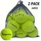 TEMU Tennis Balls, 24pcs Advanced Tennis Ball Practice Balls, Tennis Balls For Dog, Come With Mesh Bag For Transport, Good For Beginner Training Tennis Ball