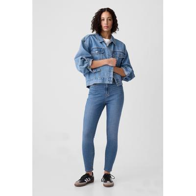 Gap Womens Blue High Waisted Classic Jeggings - Blue
