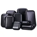 Custodia con chiusura a Zip custodia da viaggio custodia per cuffie custodia con cerniera in EVA custodia per disco rigido Mobile borsa per cavo dati borsa di protezione per caricabatterie