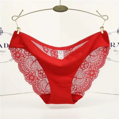 Lace Women's Panties Sexy Female Underwear Seamless Ladies Briefs Low-rise Lingerie Soild Panty Girls Briefs Tangas Slip Femme