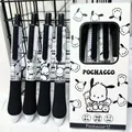 4 pezzi Sanrio Pochacco Set di penne gel Simpatico cartone animato Presse una penna gel Ad asciugatura rapida 0,5 Penne a sfera Forniture per studenti di cancelleria