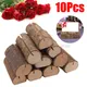 Rustic Natural Wood Place Card Holder 10Pcs Table Wooden Name Number Photo Holders Menu Stand Wedding Party Decoration