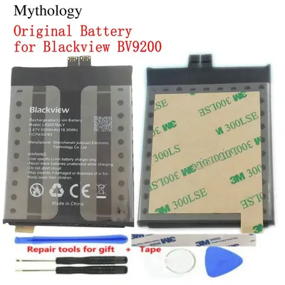 Original Battery for Blackview BV9200 Bateria 5000mAh 14GB+256GB Rugged Cell Phone Accessories