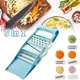 5 in1 Affettatrice per frutta e verdura Manuale multifunzionale Grattugia per alimenti Taglierina per patate Chopper per uso domestico Cucina Veggie Dicer Gadget