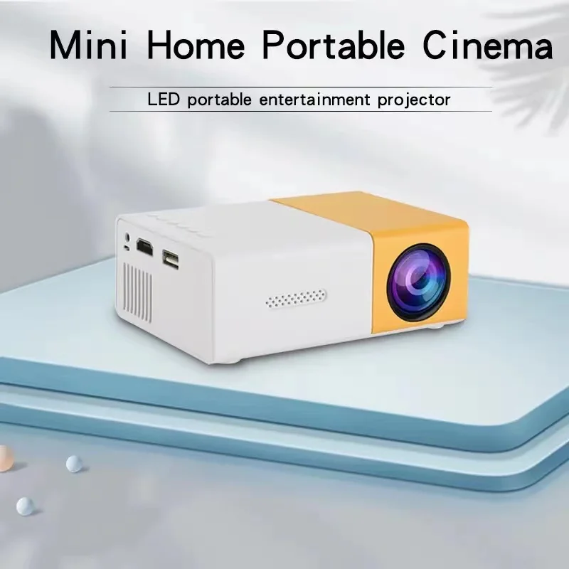 Emiginger-Mini budgétaire portable ek YG300, téléphone enfichable, cinéma maison LED, adapté au divertissement à domicile en plein air