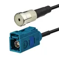 Superbat DAB/DAB+ FM AM Convertitore antenna radio digitale per auto Cavo adattatore ISO a Fakra Z RG174 10 cm per Auto DAB+