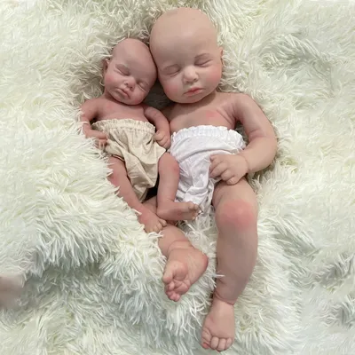 Full Body Silicone Waterproof Soft Reborn Dolls Silicone Newborn Baby Premature 31cm Baby and 50cm