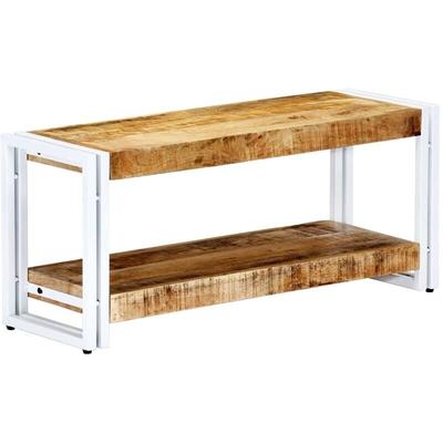 Vidaxl - TV-Regal 90x30x40 cm Massivholz Mango Image