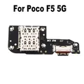 Per Xiaomi Poco F5 5G USB Dock di ricarica porta Mic microfono connettore scheda cavo flessibile