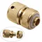 Watering Hose Tap Adaptor Fitting Quick-release Garden Brass Water Gun/pipe Connector For Hose