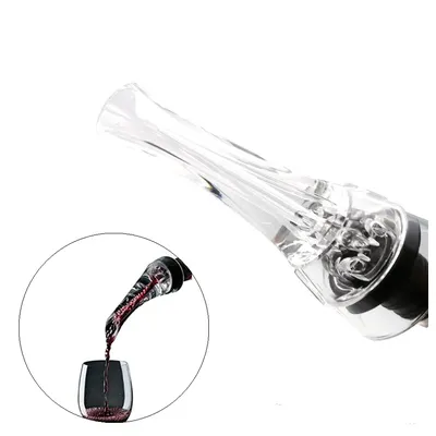 New Magic Wine Decanter Red Wine Aerating Pourer Spout Decanter Wine Aerator Quick Aerating Pouring Tool Pump Portable Filter
