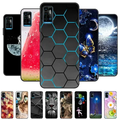 For ZTE Blade A71 Case Fashion Soft Black Silicone Phone Cover for ZTE Blade A71 A7030 Case BladeA71 a 71 Bumper Coque Fundas
