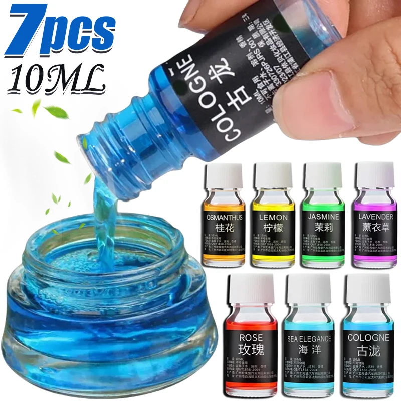 1/7PCS Lufterfrischer Auto Parfüm Refill Natürliche Pflanzen Ätherisches Öl Aroma Diffusor Duft Luftbefeuchter Ätherisches Öl Lufterfrischer Image