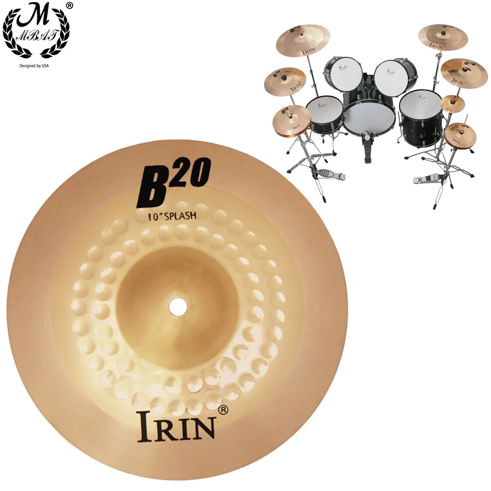 10-Zoll-B20-Becken Gong Phosphorbronze Becken Percussion-Instrumente Teile Zubehör Crash Hi-Hat Drum Becken Kit Image