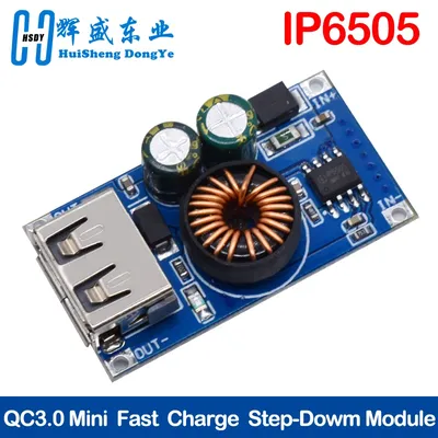 USB DC Step-Down-Modul IP6505 12V 24V bis QC 2,0 QC 3,0 Schnell ladung Handy-Lade karte für Apple Image