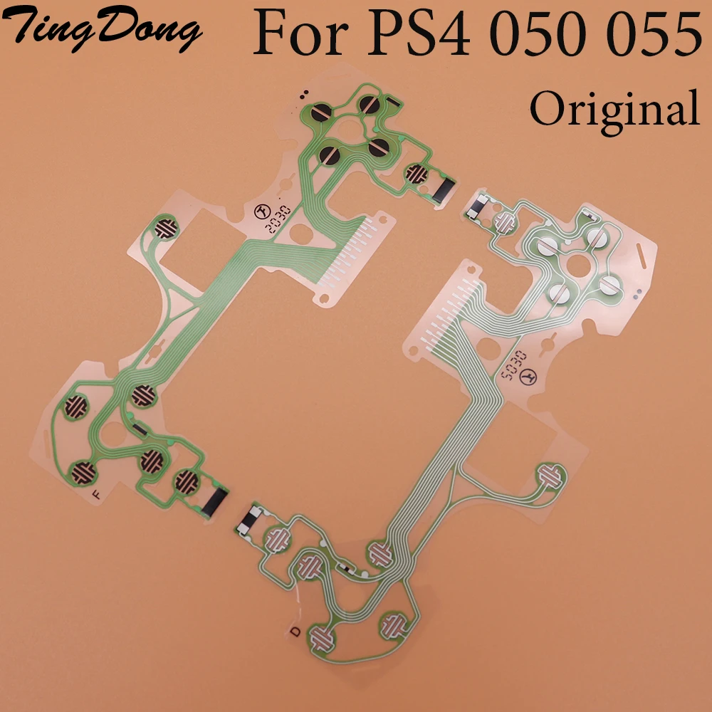 2 teile/los für dualshock 4 ps4 slim pro JDM-050 controller taste leitfähige film band tastatur flex kabel platine jds 055 Image