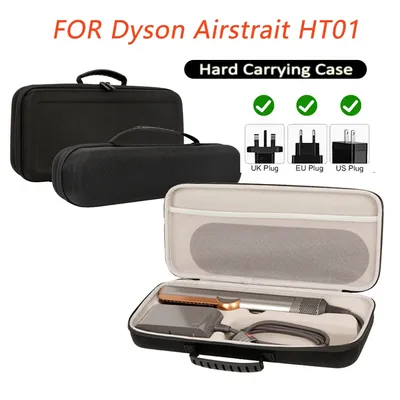 Neue harte eva fall für dyson airstrait ht01 aufbewahrung taschen tragbare reise trage box für dyson haar glätter zubehör Image