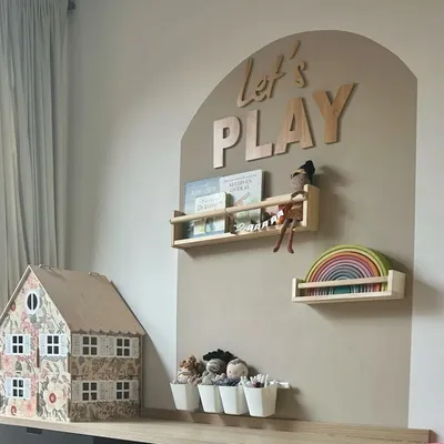 Benutzer definierte lassen Sie uns Zeichen Holz Kinderzimmer Zeichen Kinderzimmer Spielzimmer Dekor Wand kunst Schlafzimmer Dekor Spielzimmer Zeichen spielen Image