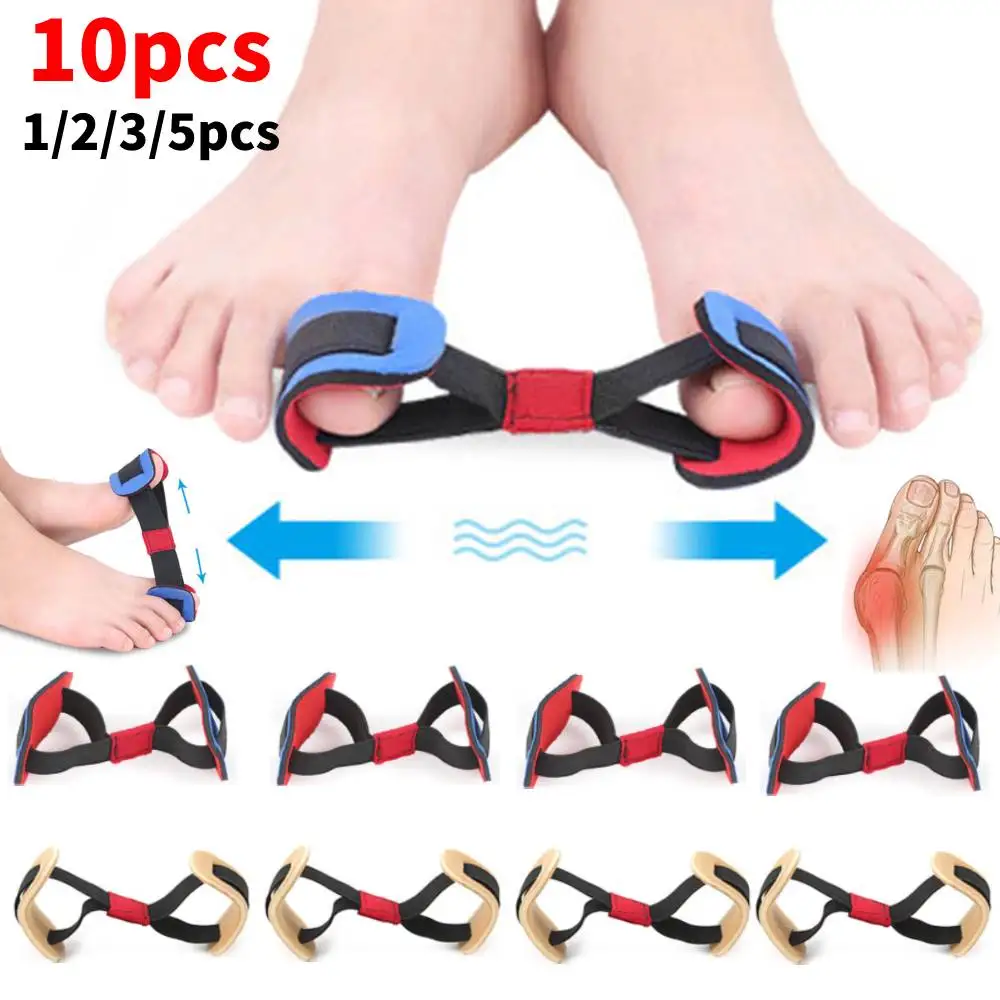 1-10 Stück Hallux Valgus Korrektor Gürtel Erholung Training Trainings gurt Zehen Separator große Zehen Trage Separator Fußpflege-Tool Image